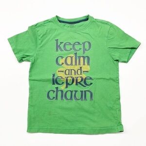 Gymboree Keep Calm And Leprechaun little boys short sleeve t-shirt